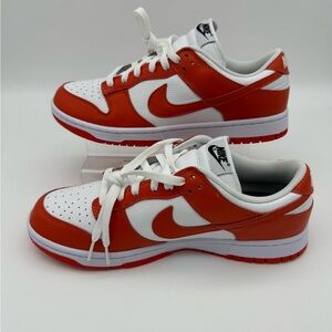 Nike Dunk Syracuse colors through Nike by You program. Never worn. Size 10.5